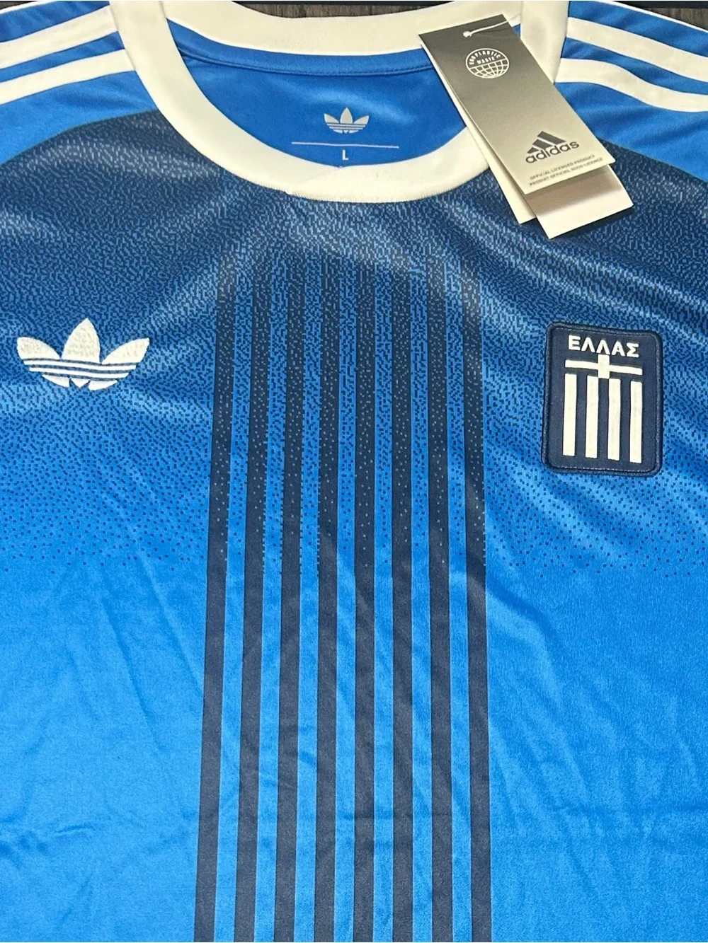 Adidas GREECE National Team Men’s JERSEY Sz M,L,XL,2X New w tags